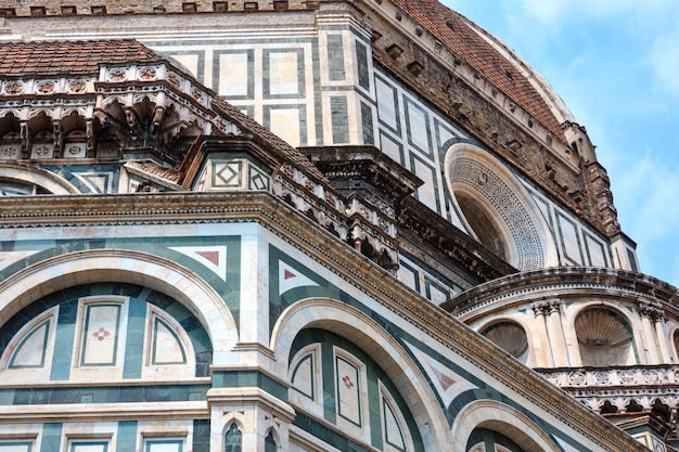 Detalles de la Catedral de Florencia Toscana Italia