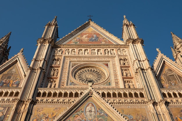 Foto detalles de la catedral de orvieto