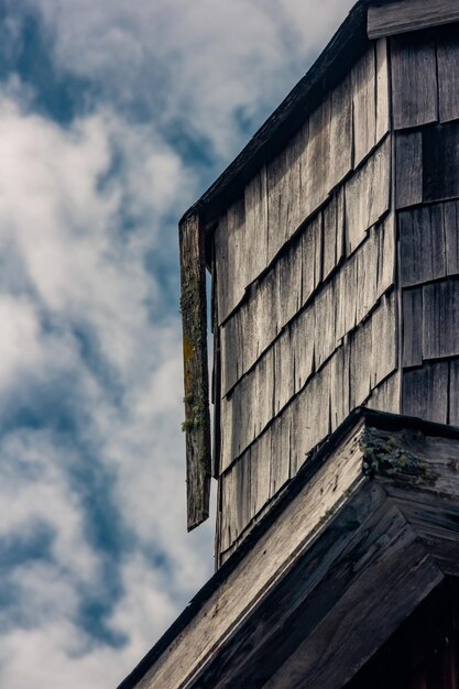 Detalles de la iglesia en Isla Aucar Chilo