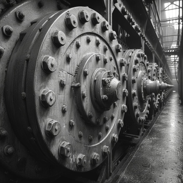 Foto detalles de las máquinas industriales 4 16