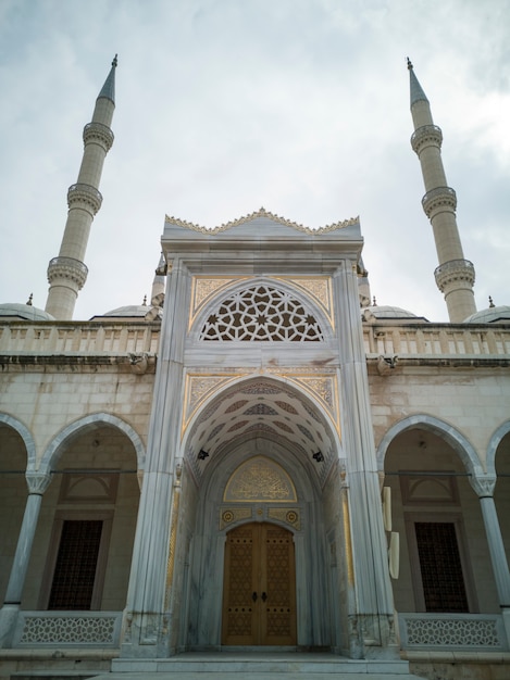 Detalles de una mezquita de turquía