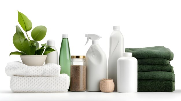 Detergentes para lavar la ropa respetuosos con el medio ambiente y productos de limpieza sostenibles