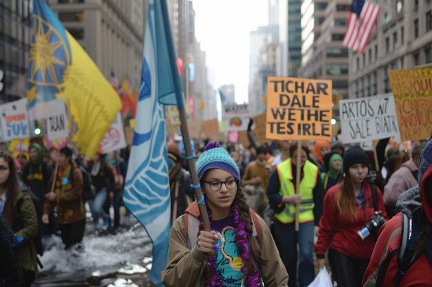 Con una determinación inquebrantable, los activistas organizaron una