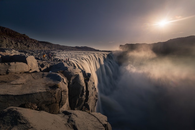 Detifoss Wasserfall in Nordisland.