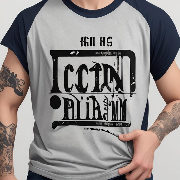 Foto deus tem um plano tipografia design de camiseta