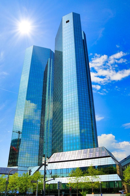 Deutsche Bank Arranha-céus Frankfurt am Main Hessen Alemanha