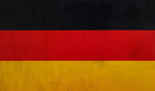 deutsche Flagge mit alter Textur Grunge und Vintage