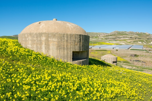 Deutscher Bunker in Sizilien, nahe Gela