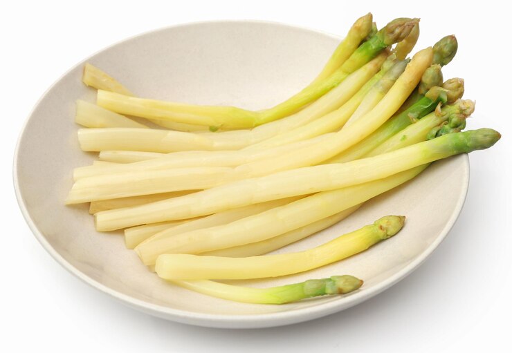Foto deutscher weißer spargel
