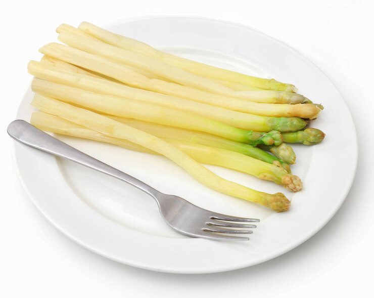 Foto deutscher weißer spargel
