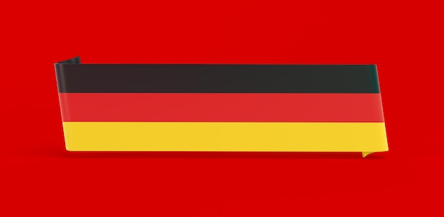 Foto deutschland-flaggenbanner