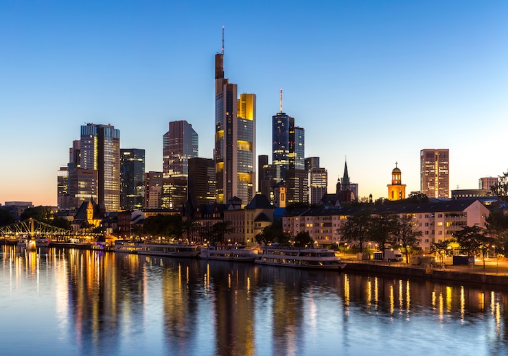 Foto deutschland frankfurt skyline