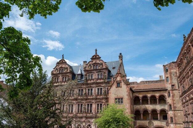 Deutschland Friedrichsbau Gebäude Heidelberg Schloss Palast Baden-Württemberg