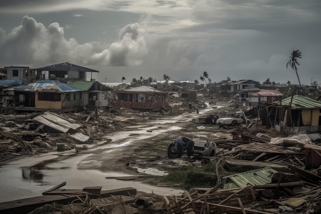 La devastación abrumadora del huracán y el caos generativo IA