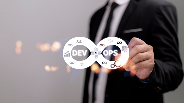 DevOps Methodology Development Operations Konzept der agilen Programmiertechnologie