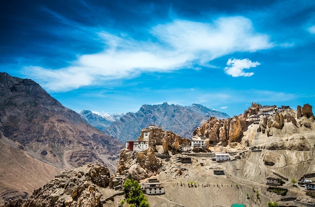 Dhankar gompa. Vale de Spiti, Himachal Pradesh, Índia