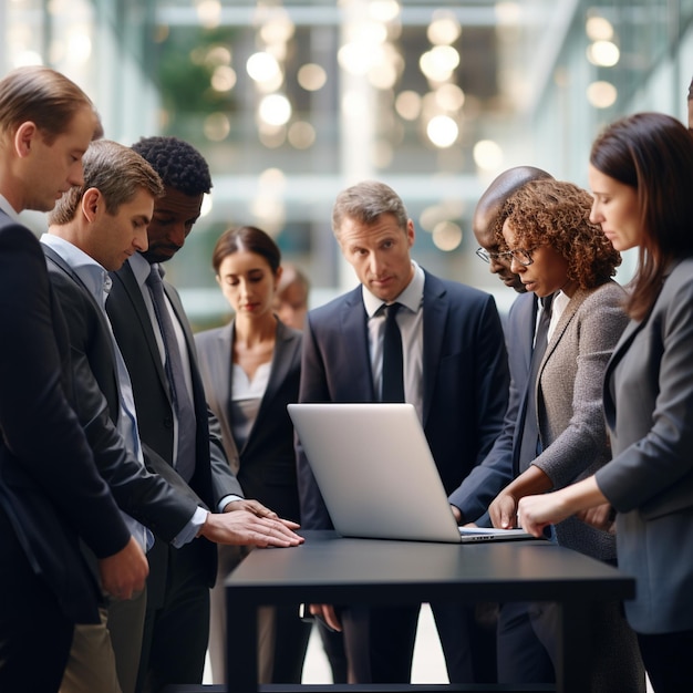 Día de Apreciación de los Empleados La gente de negocios disfruta del éxito