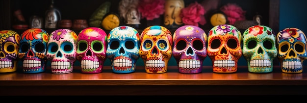 Día de las calaveras muertas día de los muertos