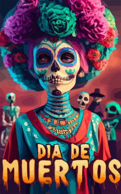 Foto el día del cartel de los muertos