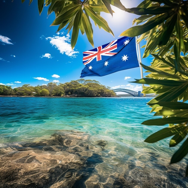 Dia da Austrália bandeira da Austrália
