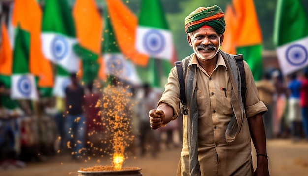 Foto dia da independência da índia feliz e fotografia de celebração