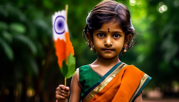 Dia da independência da Índia feliz e fotografia de celebração