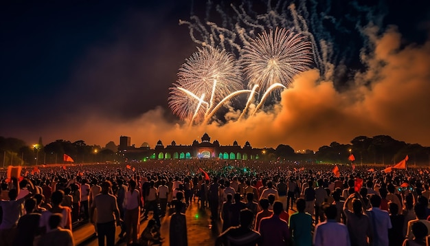 Dia da Independência da Índia feliz e fotografia de celebração