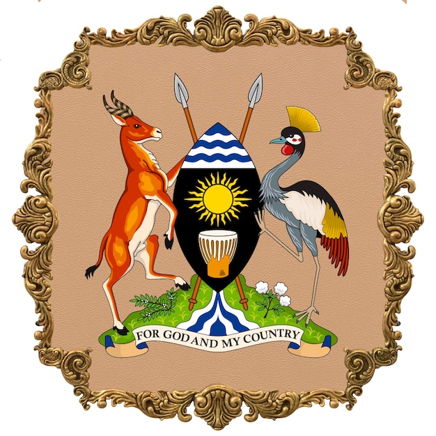 Dia da Independência Nacional do emblema nacional de Uganda