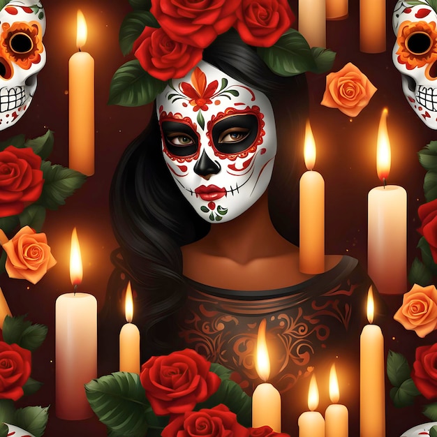 dia da menina morta tradição festiva mexicana
