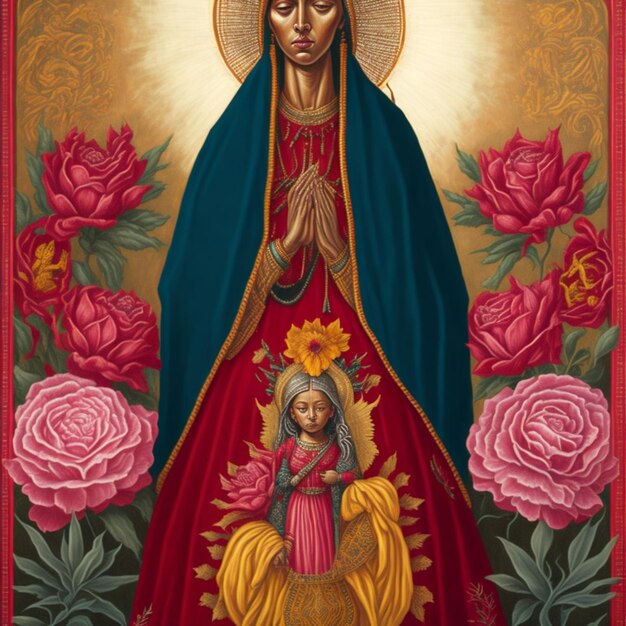 Foto dia da virgem de guadalupe