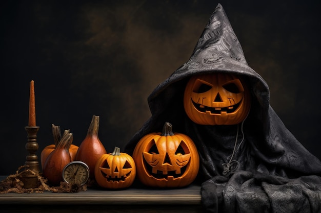 dia das bruxas 31 de outubro o feriado das velas e abóboras mortas
