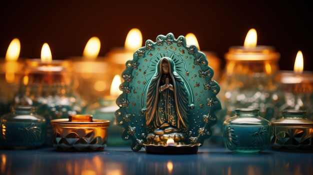 Dia das Velinhas ou Véspera da Imaculada Conceição Dia de las velitas em homenagem à Virgem Maria e sua Imaculada Conceição