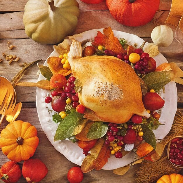 Dia de Acção de Graças Celebração de Feriado Jantar de Acción de Graças 23 de Novembro