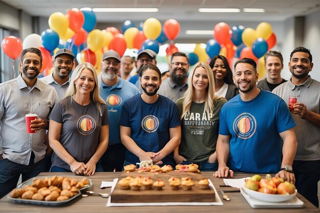 Foto dia de apreciação dos empregados