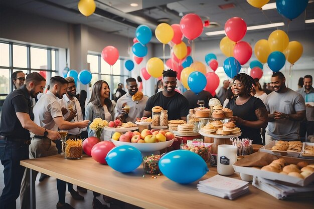 Foto dia de apreciação dos empregados