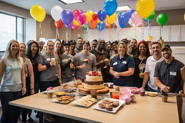 Foto dia de apreciação dos empregados