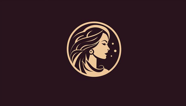 Dia de la Mujer emprendedora 2D minimalistisches Logo