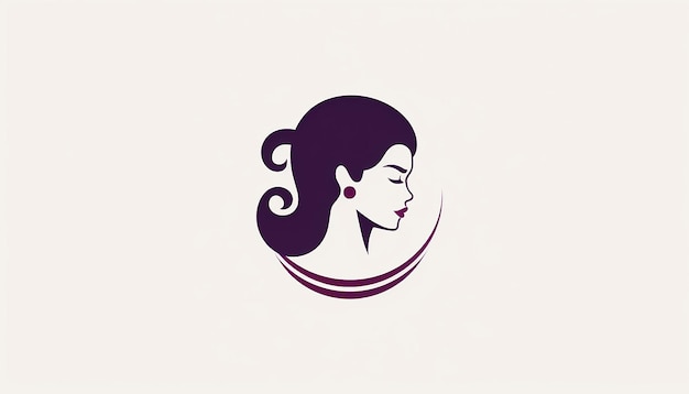 dia de la mujer emprendedora logotipo minimalista 2d