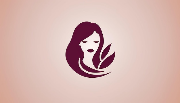Dia de la mujer emprendedora logotipo minimalista 2d