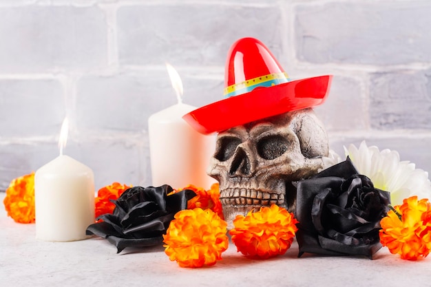 Dia de los muertos Hintergrund