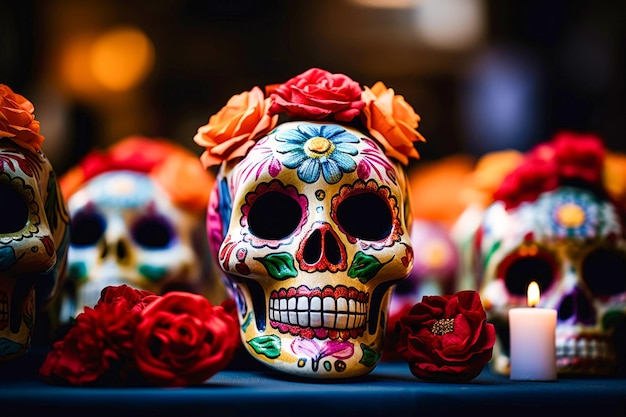 Foto dia de los muertos ou dia dos mortos