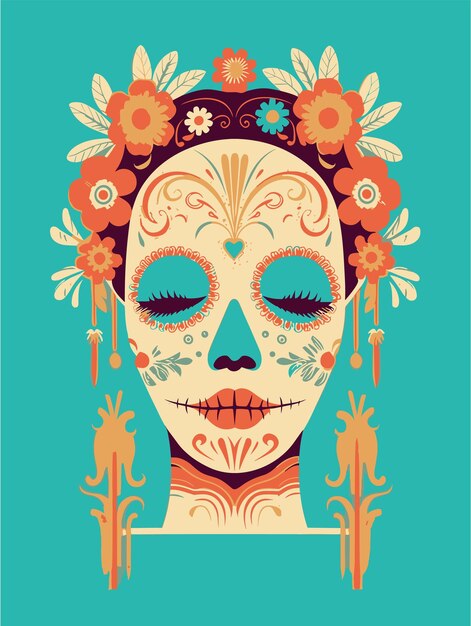 Foto dia de los muertos, tag der toten, mexikanischer feiertag