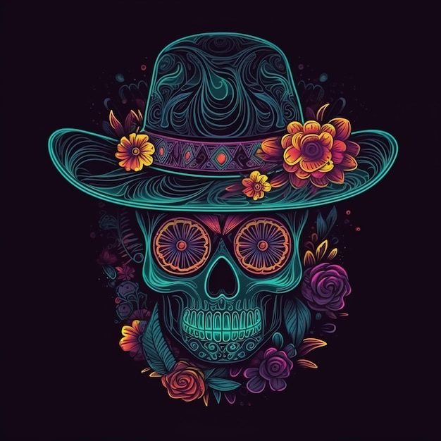 Dia de los muertos Tag der Toten mexikanisches Feiertag