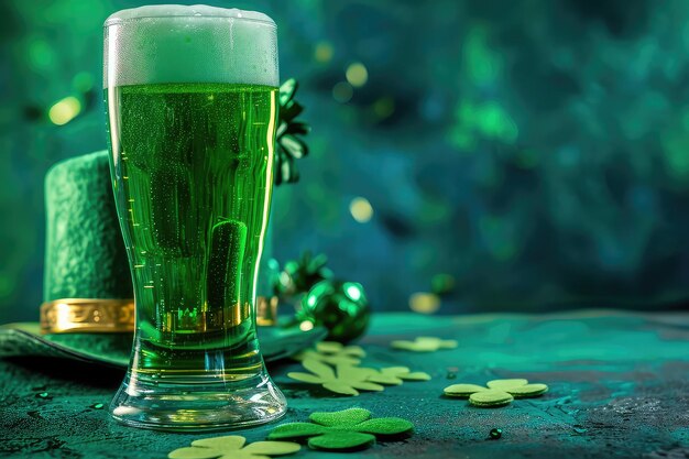 Dia de São Patrício com cerveja verde