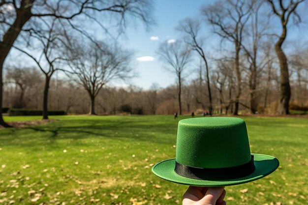 Dia de São Patrício fundo verde