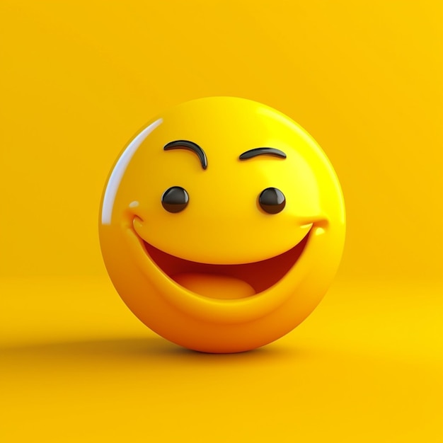 dia do emoji amarelo