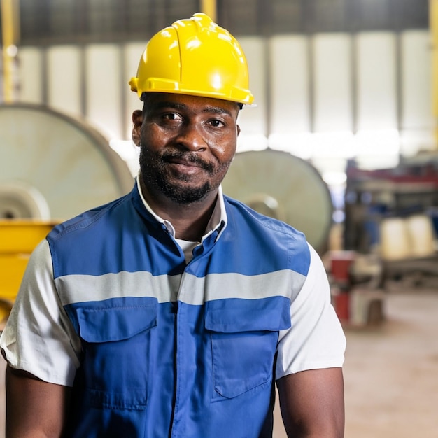 dia do trabalho homem trabalhador construtor capacete de segurança uniforme de segurança