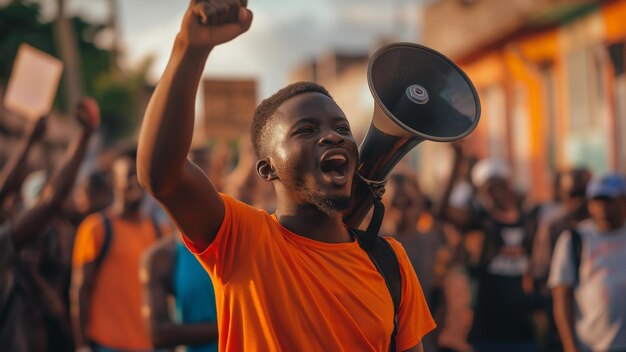 Dia dos Direitos Humanos na África do Sul, gritos de protesto