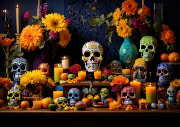 Dia dos mortos Dia de los muertos