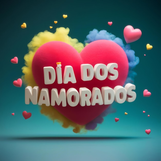 Dia dos Namorados 12 de junio Brasil Día de los enamorados ai generativo